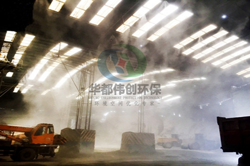 厂房车间喷雾降温降尘设备,车间喷雾降温设备,高压微雾加湿设备