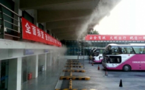 户外喷雾降温设备,公交站降温系统,喷雾降温系统