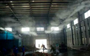 喷雾降温系统,公交站喷雾降温系统,步行街喷雾降温系统,厂房车间喷雾降温设备