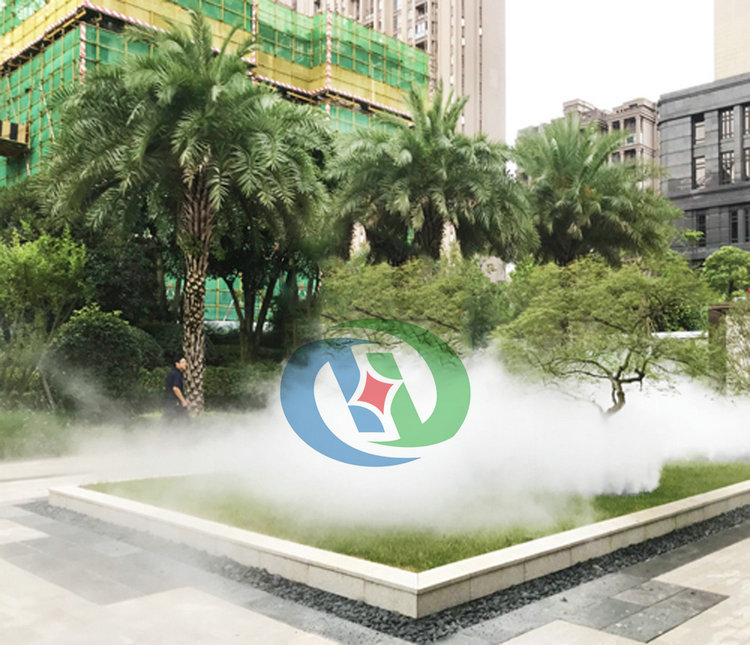 景观造景,景观人造雾,售楼部花园人造雾