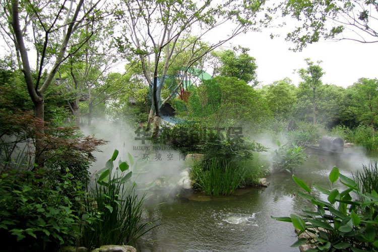 景观人造雾系统,高压微雾加湿设备,景观造雾系统